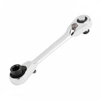 Compact Dual Head Ratchet Wrench Reversible Mini Ratchet Wrench CR-V Steel Hand Tool