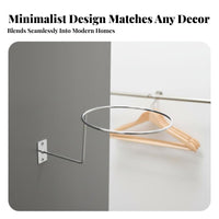 Headwear Organizer Wall Mount Space Saving Metal Hoop for Entryways