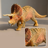 Triceratops Figure Textured Triceratops Figurine Dinosaur Figurine Freestanding Dinosaur Figure Collectible for Collectors