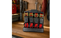 4 Pieces Quick-Release Ratchet Tie-down Strap Heavy-Duty Ratchet Tie down Straps Adjustable Long-Lasting for Trailers, Outdoor Hauling
