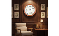 Wall Clock with Bird Sounds Authentic for Study, Bedroom
