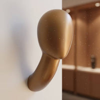 Hat Display Head Faceless Wall-Mounted Mannequin Head Space-Saving for Boutiques