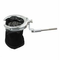 Motorcycle Passenger Cup Holder Iron Construction Rear Seat Drink Holder Firm Hold for Motorcyclists, Road Trips