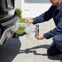Three Sphere Adjustable Trailer Hitch Resistant Adjustable Truck Trailer Hitch drop/height Adjustment for Unpaved Terrain
