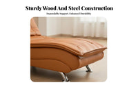 Foldable Design Convertible Sleeper Chair Multi-Functional Pull-out Armchair Bed Adjustable Backrest Chaise Lounge Padded Cushion for Apartment Dwellers, Students, Young Adults, Balcony, Bedroom, Small Apartments, Home Office