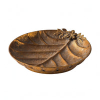 Decorative Metal Tray Ornamentally Shaped Decor Piece Styling