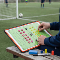 Soccer Board Foldable Soccer Coaching Board Zippered Portable for Coaches, Match Planning, Sideline