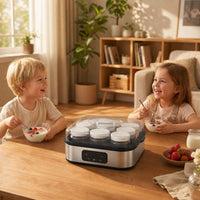 Yogurt Maker with Jars Stainless Steel Electric Yogurt Maker Homemade Appliance for Kitchen