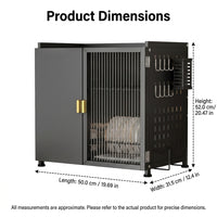 Modern Kitchen Storage Cabinet, Freestanding Cupboard Organiser, 2-Layer Carbon Steel Unit with Dustproof Door, for Dishes & Pots