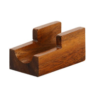 Sushi Holder with Cradle Compact Stand Natural Wood for Dinner Parties