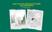 LED Bulb E27 Waterproof Hanging Light Fixture with Control