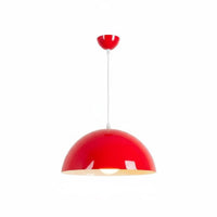 Nordic Design Hanging Lamp Easy to Install Single Head Dome Chandelier for Bar