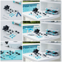 Simple Installation Pool Vacuum Turbine Replacement Kit Long-Lasting Pool Cleaner Repair Kit Wear-Resistant Replacement Parts High-Quality