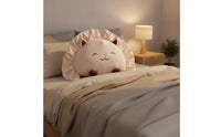 Cat Stuffed Pillow Cute Cushion Embroidered for Sofa, Reading Nook