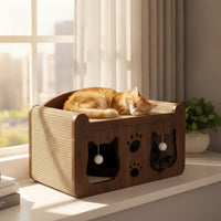 Cat Scratcher House Long-Lasting Cat Scratch House Cozy for Kittens