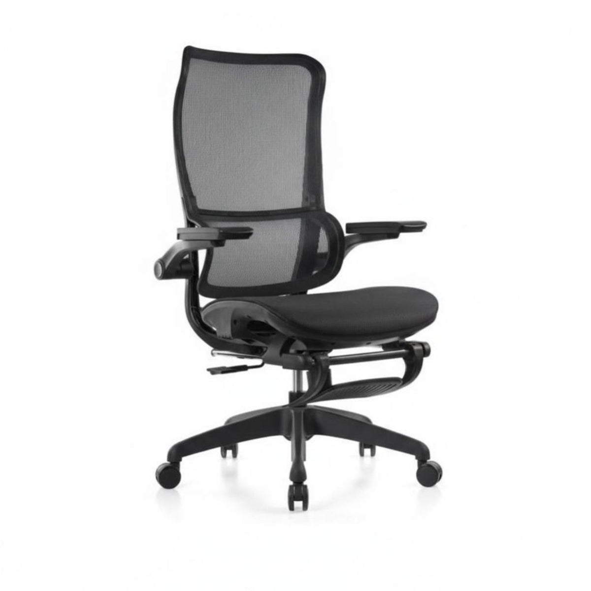 135-Degree Recline Swivel Chair with Armrests Adjustable Height Ergonomic Mesh Back Chair Support Office Furniture Padded Seat Cushion for Telecommuting Workers, Students, Gamers, Study Room, Gaming Setup