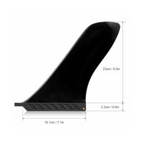 9-Inch Center Fin with Screw Straight-Blade SUP Fin Removable Streamlined for Paddleboarders, Racers, Surfers, Paddleboarding, Surfing