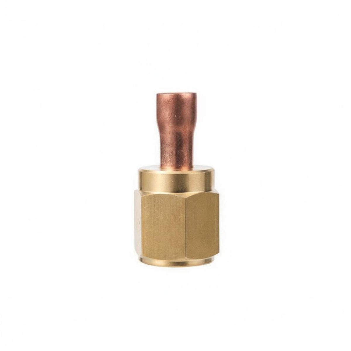 Cooling System Copper Pipe Connector High-Pressure Resistant Flared Nut to Sweat Adapter Leak Brass to Copper Pipe Adapter