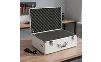 Aluminum Tool Case Portable Photography Equipment Carrying Case Lockable Aluminum Briefcase Large Capacity Long-Lasting