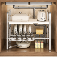 under-sink storage rack