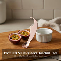 Tropical Fruit Uncover Er Easy to Operate Tropical Fruit Uncover Er Spoon Kitchen Utensil Long-Lasting Multifunctional