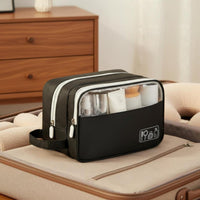 Waterproof Makeup Bag Lightweight Waterproof Travel Wash Pouch Simple to Clean Portable Toiletry Pouch for Business Trip, Washroom, Gym