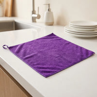 400 GSM Microfibre Cloth and Thickened Microfibre Towel, High Absorbency 30x30cm Plain Weave, Low-Lint for Glass, Kitchen and Car Detailing