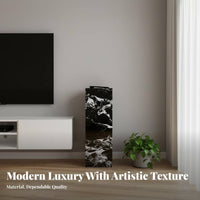 Marble-Top Plinth Luxury Aesthetic Unattachedstanding Object Plinth Elegant Design Multipurpose for Event Planners, Showroom