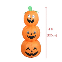 Easy to Install Inflatable Pumpkin with Stakes Waterproof Inflatable Pumpkins with Stakes Festive Pumpkin Decoration Lightweight for Yard