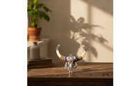 Bovine Cranium Engraved Bovine Cranium Wall Hanging Decorative Ornament for Collectors