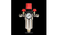 Dual Outlet Air Compressor Filter Regulator Quick Connector Water Separator Regulator Easy Installation for Workshop, Garage, Factory