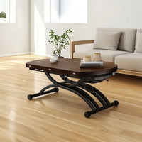 Liftelevating Coffee Table Space-Saving Coffee Table with Lift Top Mobile Workstation for Living Room, Small Apartments