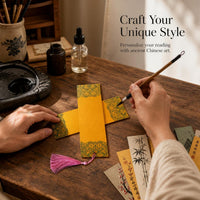 Handmade Xuan Paper Bookmarks for Calligraphy and Painting, Vintage Style Blank Bookmarks