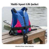 Grown-up Flotation Device Lightweight Kayaking Buoyancy Aid Fishing Safety Vest Breathable Swimming Buoyancy Aid Quick-Dry