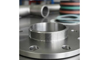 304 Stainless Flange Plate Threaded Flange Heavy Duty Pipe Fitting for Water Tank, Plumbing, Industrial Piping