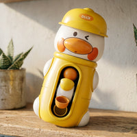 Cartoon Creature Design Duck Bath Rotator Easy to Attach Suction Cup Bath Toy for Children, Bathtub, Bathroom