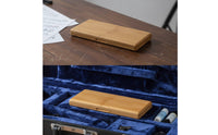 Bamboo Woodwind Storage Case Hinged Woodwind Accessory Case Compact Storage Box for Saxophonists, Clarinetists, Rehearsals, Music Practice