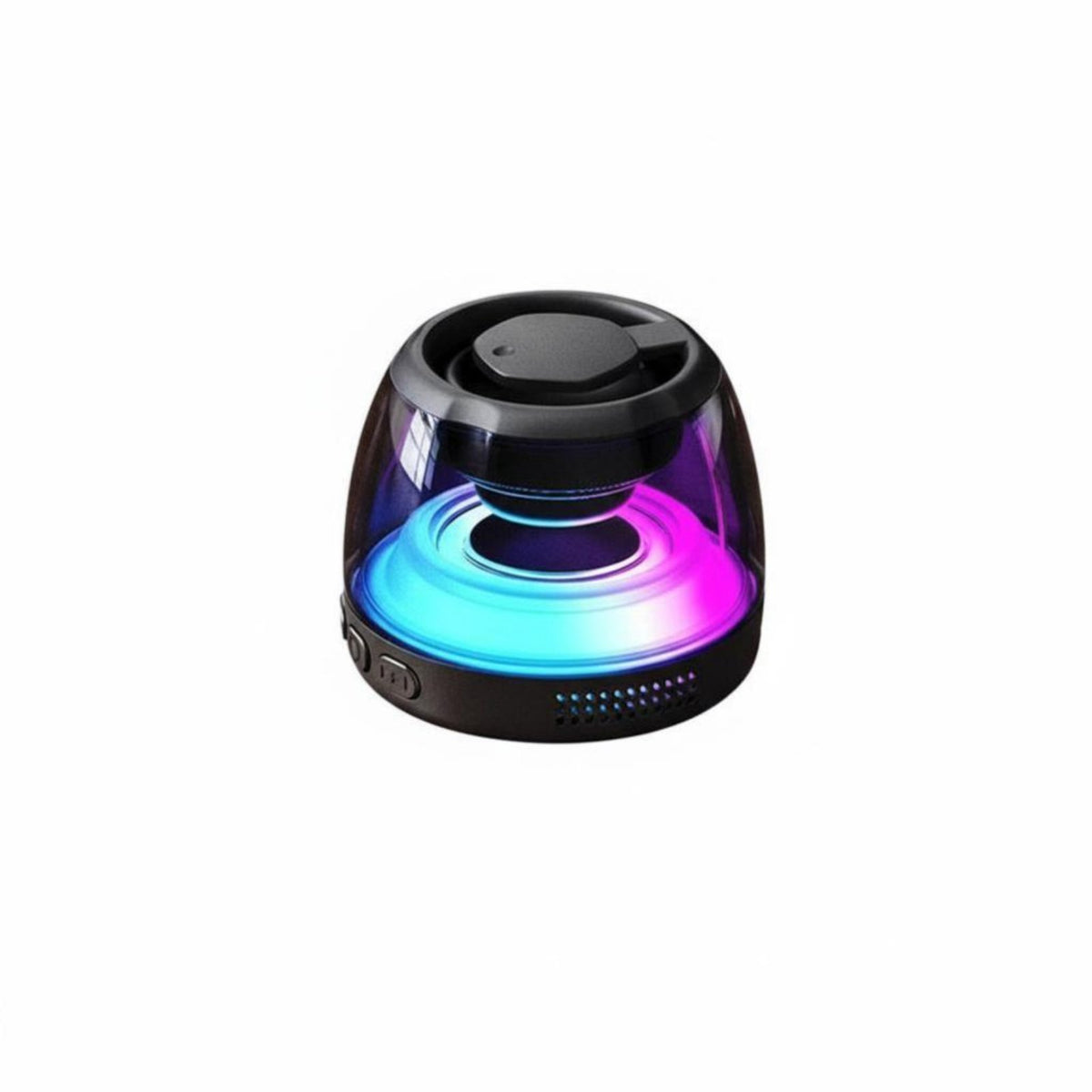 Bluetooth Connectivity attractive componentic Mini Speaker Rich Bass attractive componentic Puck Speaker Miniature Size Portable audio system TWS Stereo Pairing for Music Lovers, mobile device Users, Outdoor, Home, Travel, while moving