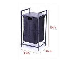 Compact Laundry Hamper with Shelf Portable Laundry Hamper with Removable Liners Space-Saving Storage Organizer Slim for Bathroom, Bedroom, Dorm Room