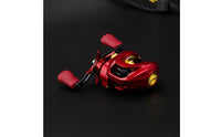Low-Profile Baitcasting Reel Ultra-Light Low-Profile Casting Reel Baitcaster Metal Alloy Lightweight for Anglers