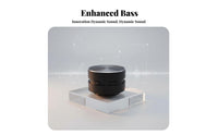Wireless Stereo Pairing Stereo Pairing Bone Conduction Speaker Suction Base Vibration Audio Puck Portable Surface Transducer Bluetooth 5.1 Connectivity for Music Lovers, Tech Enthusiasts, Travelers, Office, Travel, Outdoor, Dorm Room