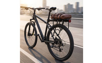 Rear Cargo Rack with Side Rails Clamp-on Two-Wheeler Rear Rack Reflective Stable for Commuters, Daily Commuting