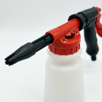 Soap Dispenser for Car Cleaning and Car Wash, Heavy Duty Foam Sprayer with Hose Attachment, Adjustable Foam Lance, Quick Connector Bottle