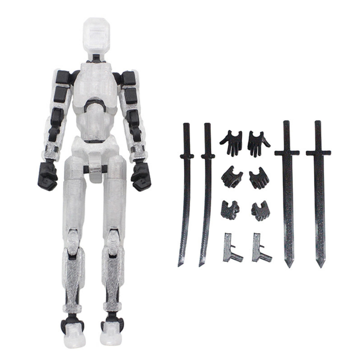 Articulated Figure with Accessories Fully Movable for Stop Motion, Collectors