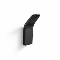 Bedroom Hat Hook and Kitchen for Homeowners, Rustproof Wall Mounted Coat Made of Aluminum, No-Drill Robe with Adhesive Installation