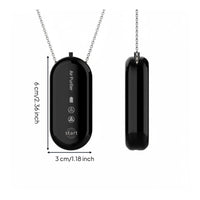 Lightweight Personal Air Purifier Necklace Reduces Smoke & PM2.5 Air Purifier Necklace Filterless Personal Negative Ion Generator Quiet Operation for Travelers