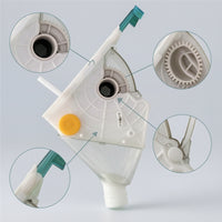 Single-Chamber Seeder Hopper with Drive Interface Transparent Sowing Box Mechanical Metering Box Compact for Agriculture