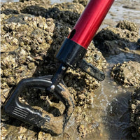 Anti-Slip Handle Stainless Steel Clam Pump Rust Resistant Beach Suction Digger Easy to Use Shellfish Extraction Tool for Beachcombers, Fishermen, Shoreline, Tidal Flats