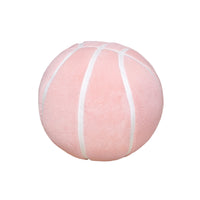 Cute Cartoon Stuffed Ball Fuzzy Basketball-Shaped Stuffed Toy Collectible for Decoration