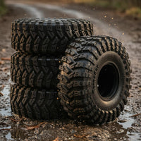 4 Pieces 1.9 Inch RC Crawler Tire Deep Pattern Vehicle Part High Grip